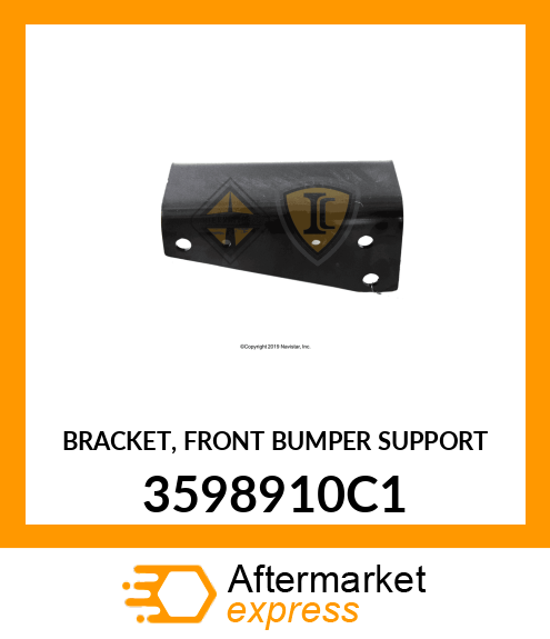 BRACKET, FRONT BUMPER SUPPORT 3598910C1