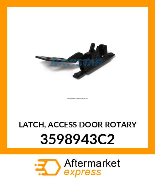 LATCH, ACCESS DOOR ROTARY 3598943C2