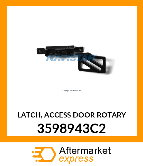 LATCH, ACCESS DOOR ROTARY 3598943C2