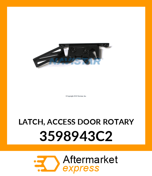 LATCH, ACCESS DOOR ROTARY 3598943C2