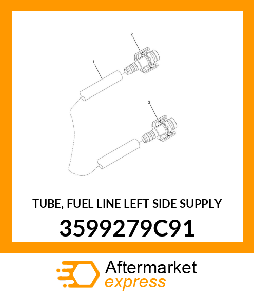 TUBE, FUEL LINE LEFT SIDE SUPPLY 3599279C91