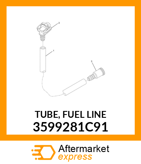 TUBE, FUEL LINE 3599281C91