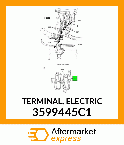 TERMINAL, ELECTRIC 3599445C1