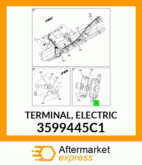 TERMINAL, ELECTRIC 3599445C1