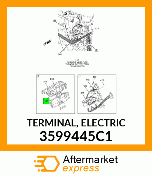 TERMINAL, ELECTRIC 3599445C1