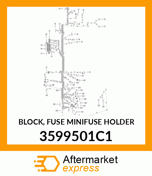 BLOCK, FUSE MINIFUSE HOLDER 3599501C1