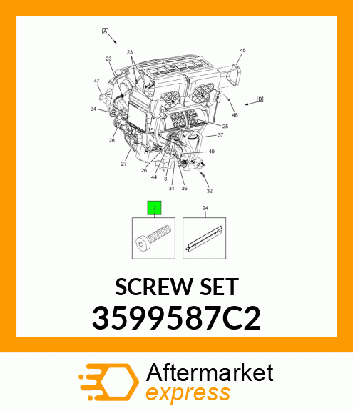 SCREW, SPECIAL-TXV FASTENER M5X0.8X40MM 3599587C2