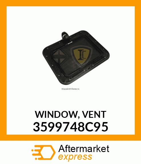 WINDOW ASSEMBLY, VENT SLEEPER 3599748C95