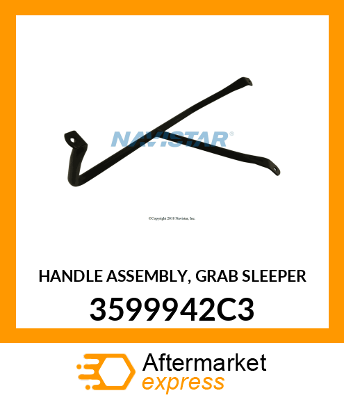 HANDLE ASSEMBLY, GRAB SLEEPER 3599942C3