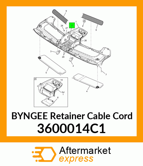 BYNGEE Retainer Cable Cord 3600014C1