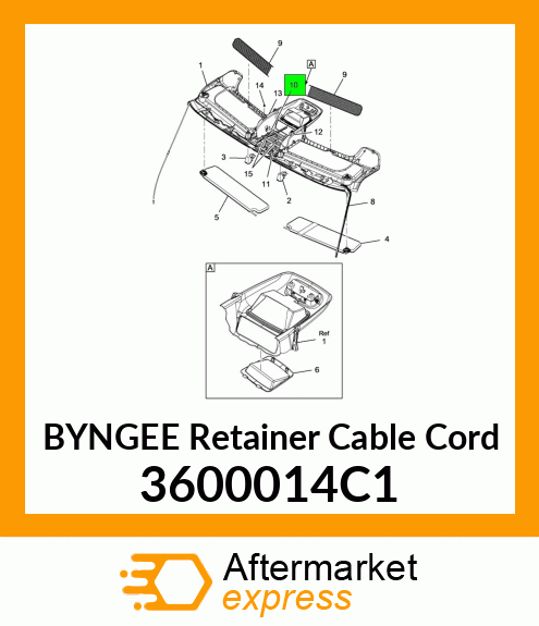 BYNGEE Retainer Cable Cord 3600014C1