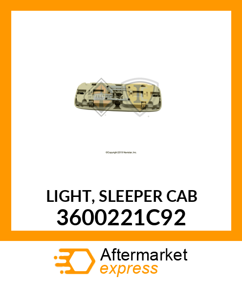 LIGHT, SLEEPER CAB 3600221C92