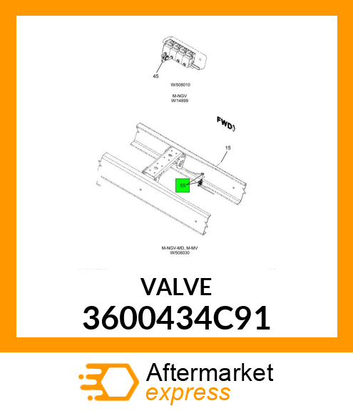 VALVE, SOLENOID AIR HORN 3600434C91