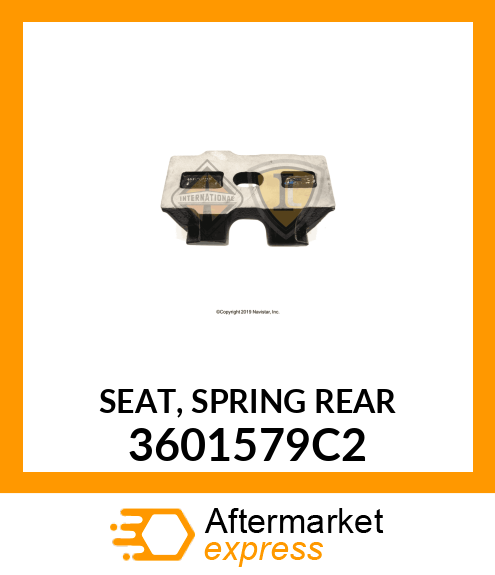 SEAT, SPRING REAR 3601579C2