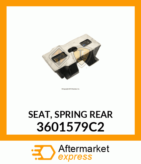 SEAT, SPRING REAR 3601579C2