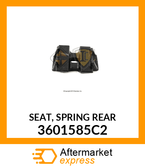 SEAT, SPRING REAR 3601585C2