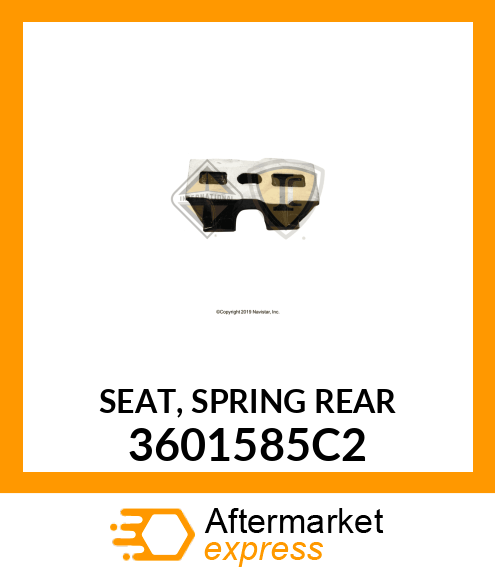 SEAT, SPRING REAR 3601585C2