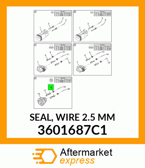 SEAL, WIRE 2.5 MM 3601687C1