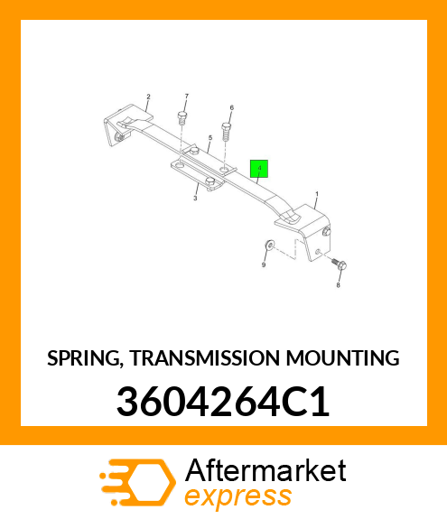 SPRING, TRANSMISSION MOUNTING 3604264C1