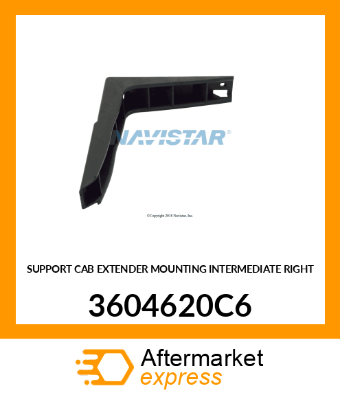 SUPPORT CAB EXTENDER MOUNTING INTERMEDIATE RIGHT 3604620C6