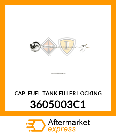 CAP, FUEL TANK FILLER LOCKING 3605003C1