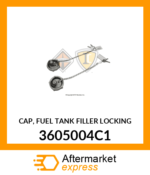 CAP, FUEL TANK FILLER LOCKING 3605004C1