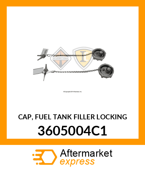 CAP, FUEL TANK FILLER LOCKING 3605004C1