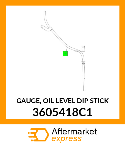 GAUGE, OIL LEVEL DIP STICK 3605418C1