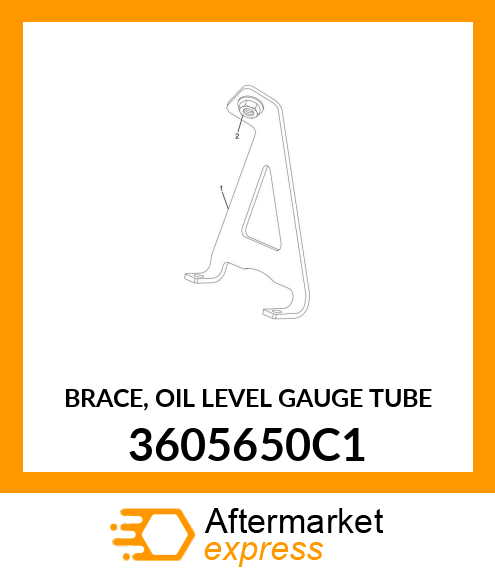 BRACE, OIL LEVEL GAUGE TUBE 3605650C1