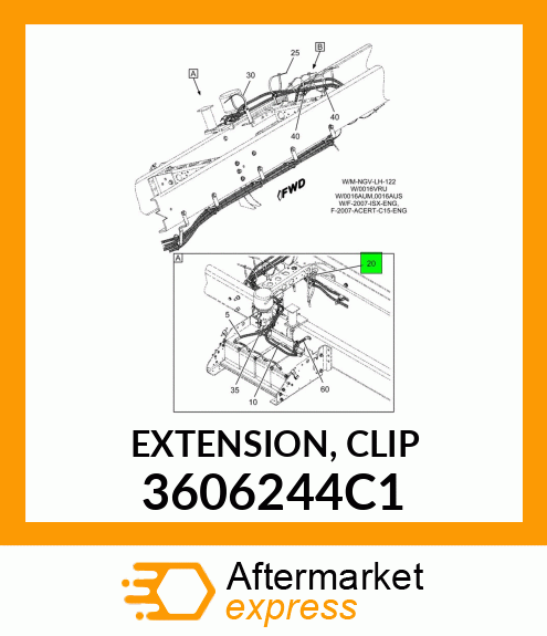 EXTENSION, CLIP 3606244C1