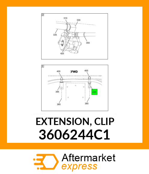 EXTENSION, CLIP 3606244C1