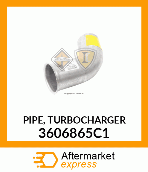 PIPE, TURBOCHARGER 3606865C1