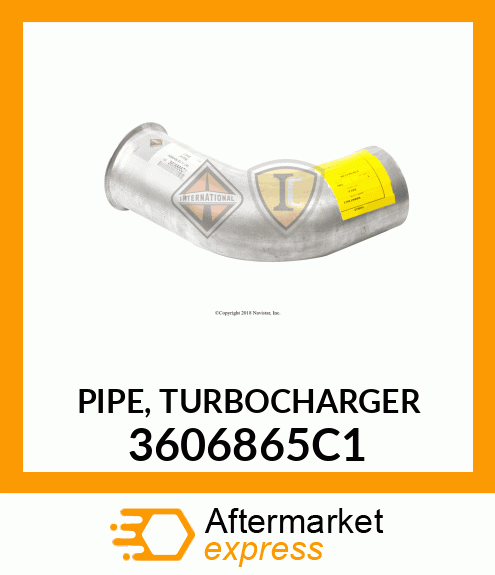 PIPE, TURBOCHARGER 3606865C1