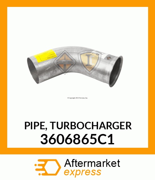 PIPE, TURBOCHARGER 3606865C1