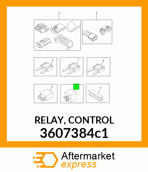 RELAY, CONTROL 3607384c1