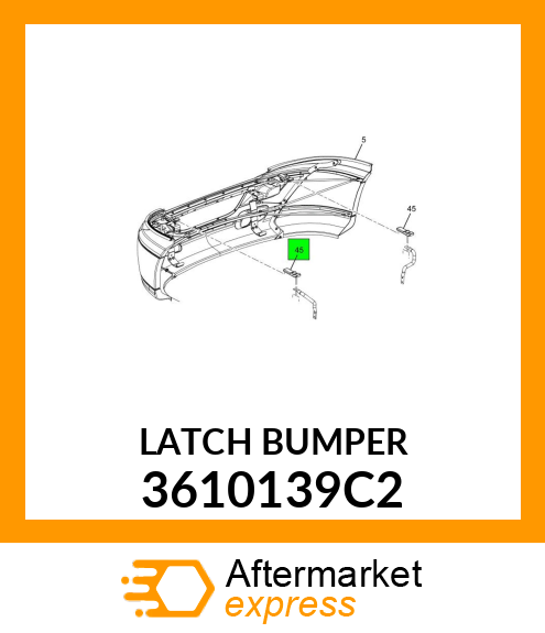 LATCH BUMPER 3610139C2