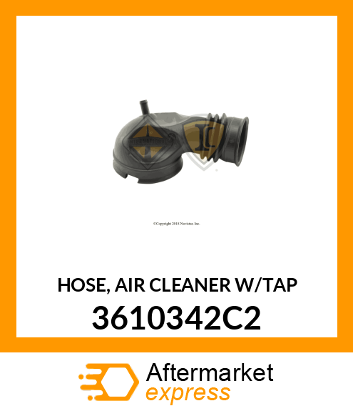 HOSE, AIR CLEANER W/TAP 3610342C2