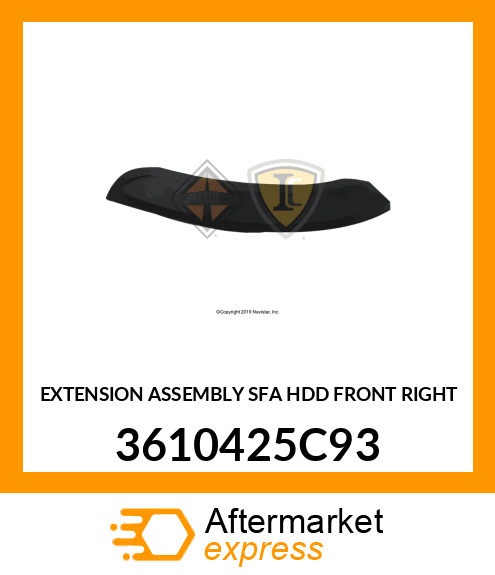 EXTENSION ASSEMBLY SFA HDD FRONT RIGHT 3610425C93