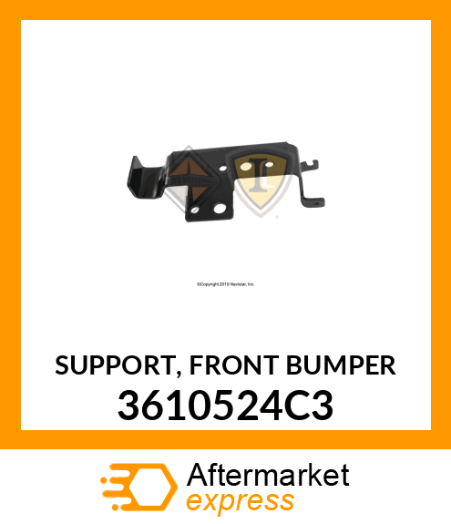 SUPPORT, FRONT BUMPER 3610524C3