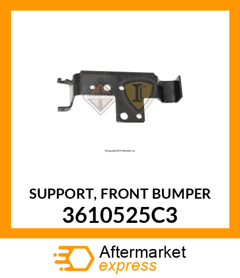 SUPPORT, FRONT BUMPER 3610525C3