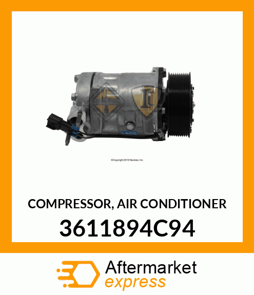 COMPRESSOR, AIR CONDITIONER 3611894C94