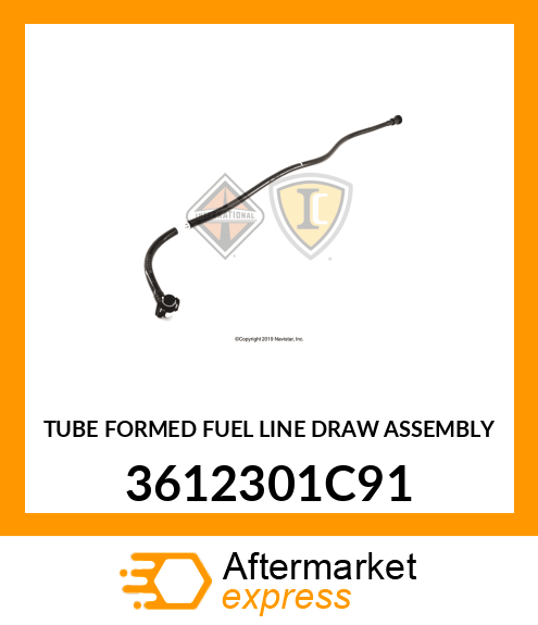 TUBE FORMED FUEL LINE DRAW ASSEMBLY 3612301C91