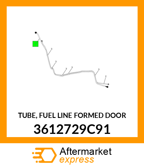 TUBE, FUEL LINE FORMED DOOR 3612729C91