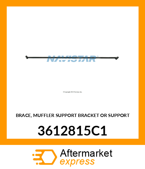BRACE, MUFFLER SUPPORT BRACKET OR SUPPORT 3612815C1