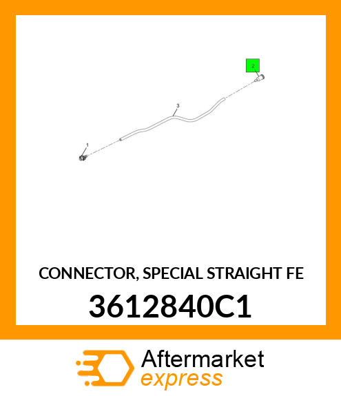 CONNECTOR, SPECIAL STRAIGHT FE 3612840C1