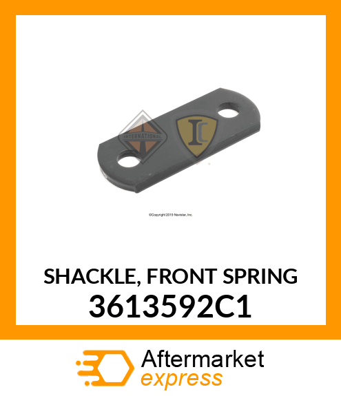SHACKLE, FRONT SPRING 3613592C1