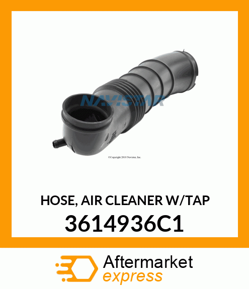 HOSE, AIR CLEANER W/TAP 3614936C1