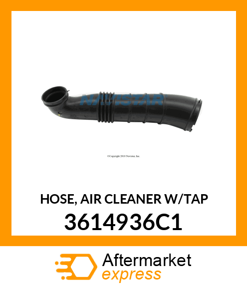 HOSE, AIR CLEANER W/TAP 3614936C1