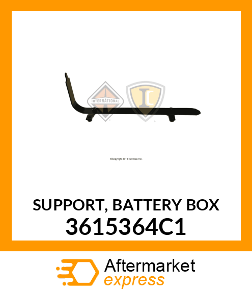 SUPPORT, BATTERY BOX 3615364C1