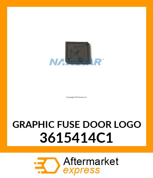 GRAPHIC FUSE DOOR LOGO 3615414C1